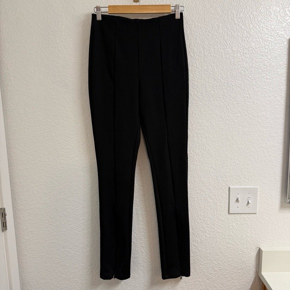 Madison The Label Henley Black Pull On Zip Pants Size Medium - Picture 2 of 5